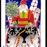 The Chariot, Christmas Tarot by ©Jytte Hviid